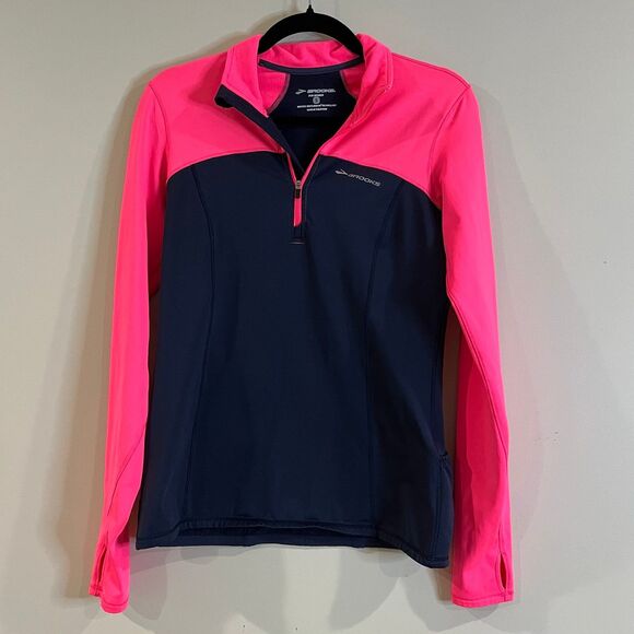 Brooks Activewear Running Quarter-Zip Pullover size Small - Picture 1 of 6